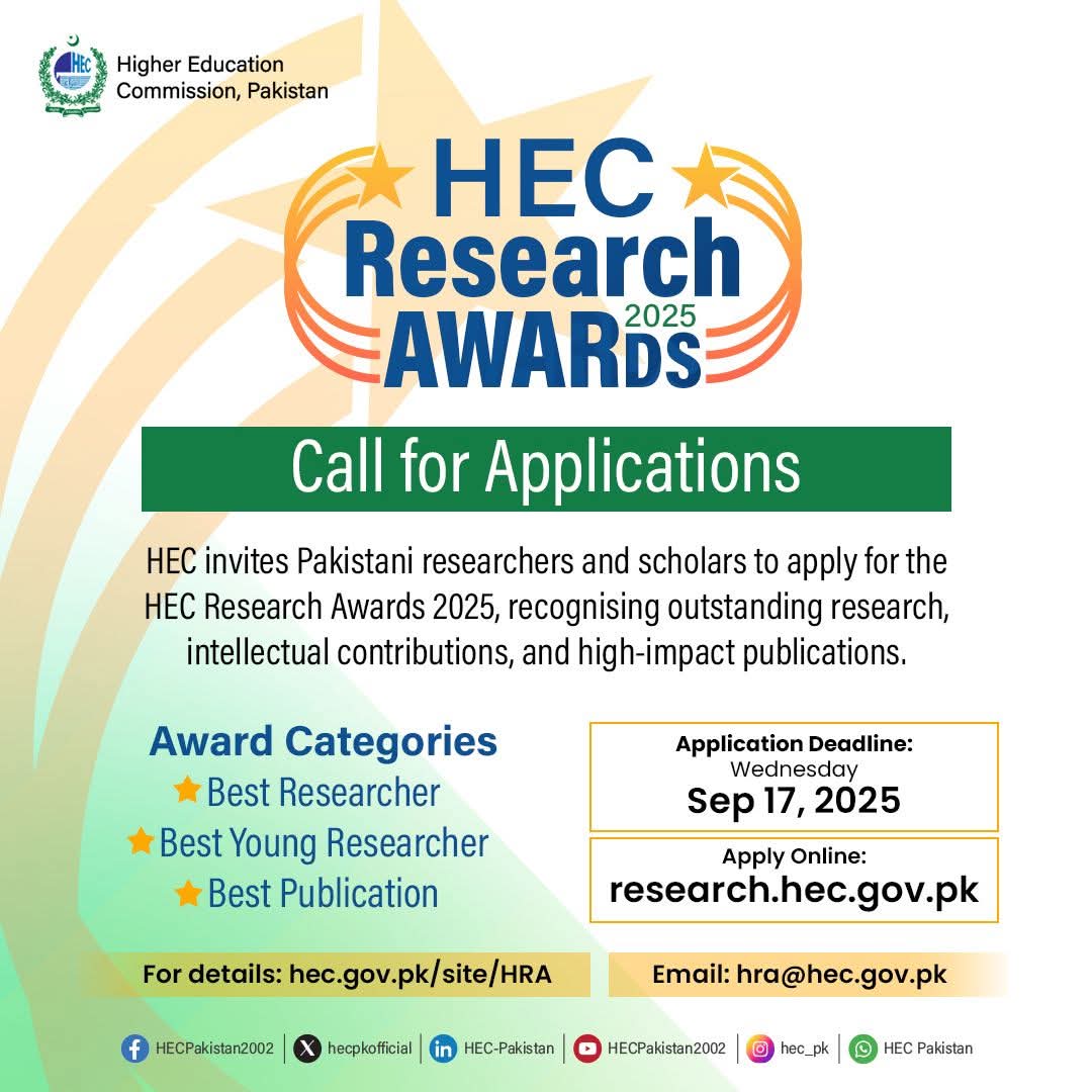HEC Research Award 2025