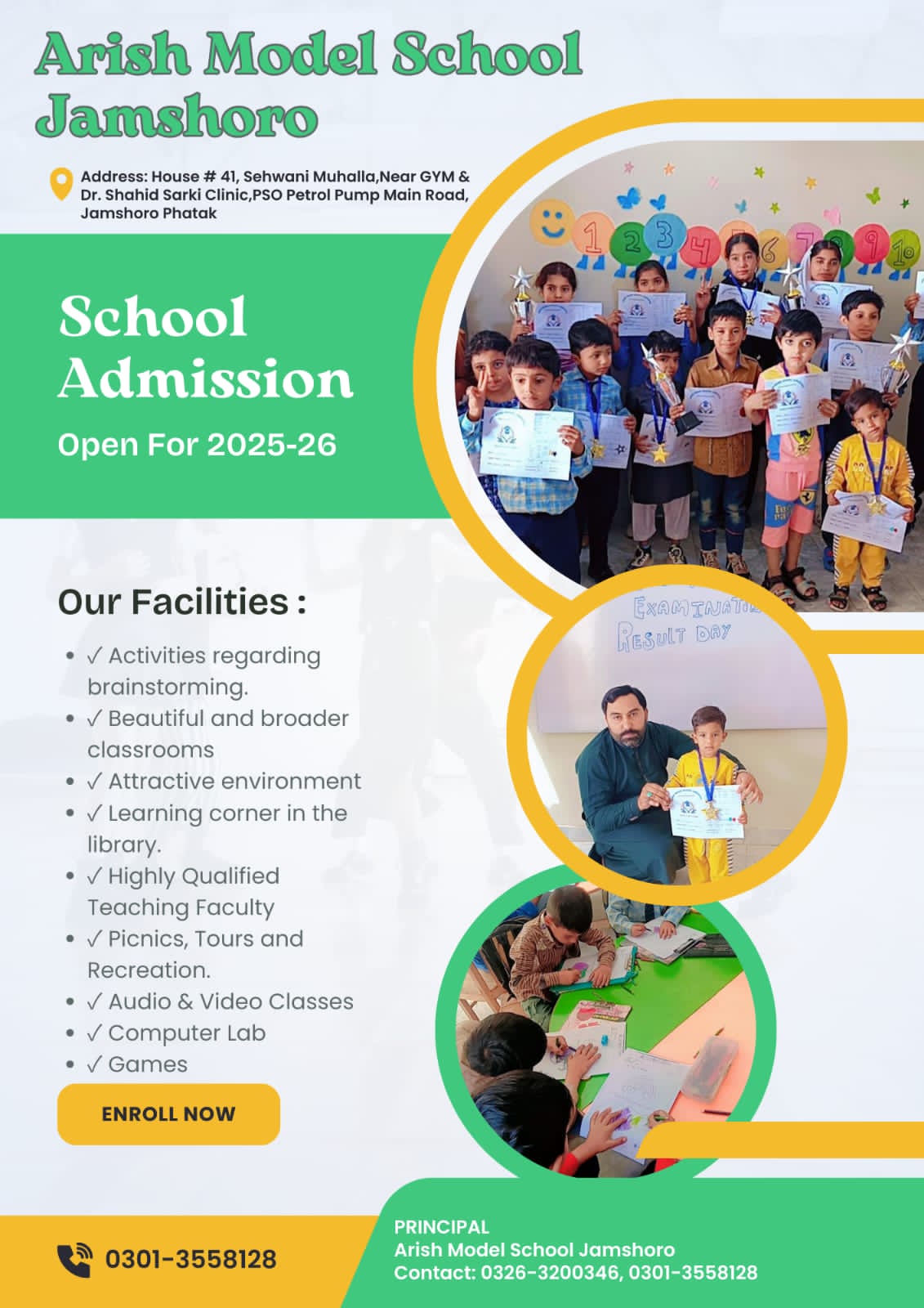 Arish Model School Jamshoro Admissions 2025