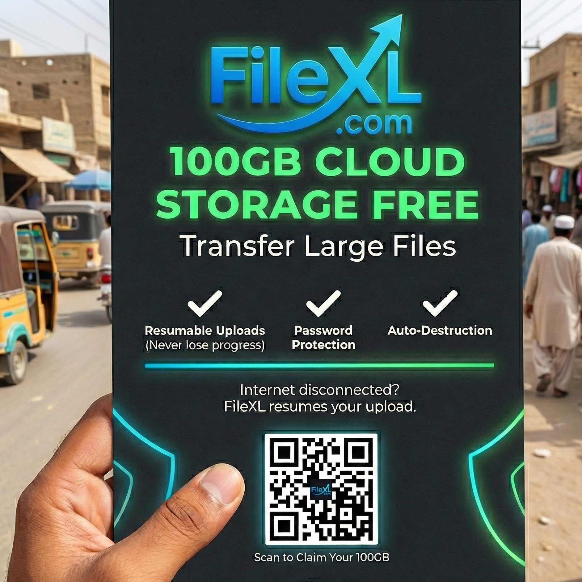 Free 100GB Cloud Storage with FileXL