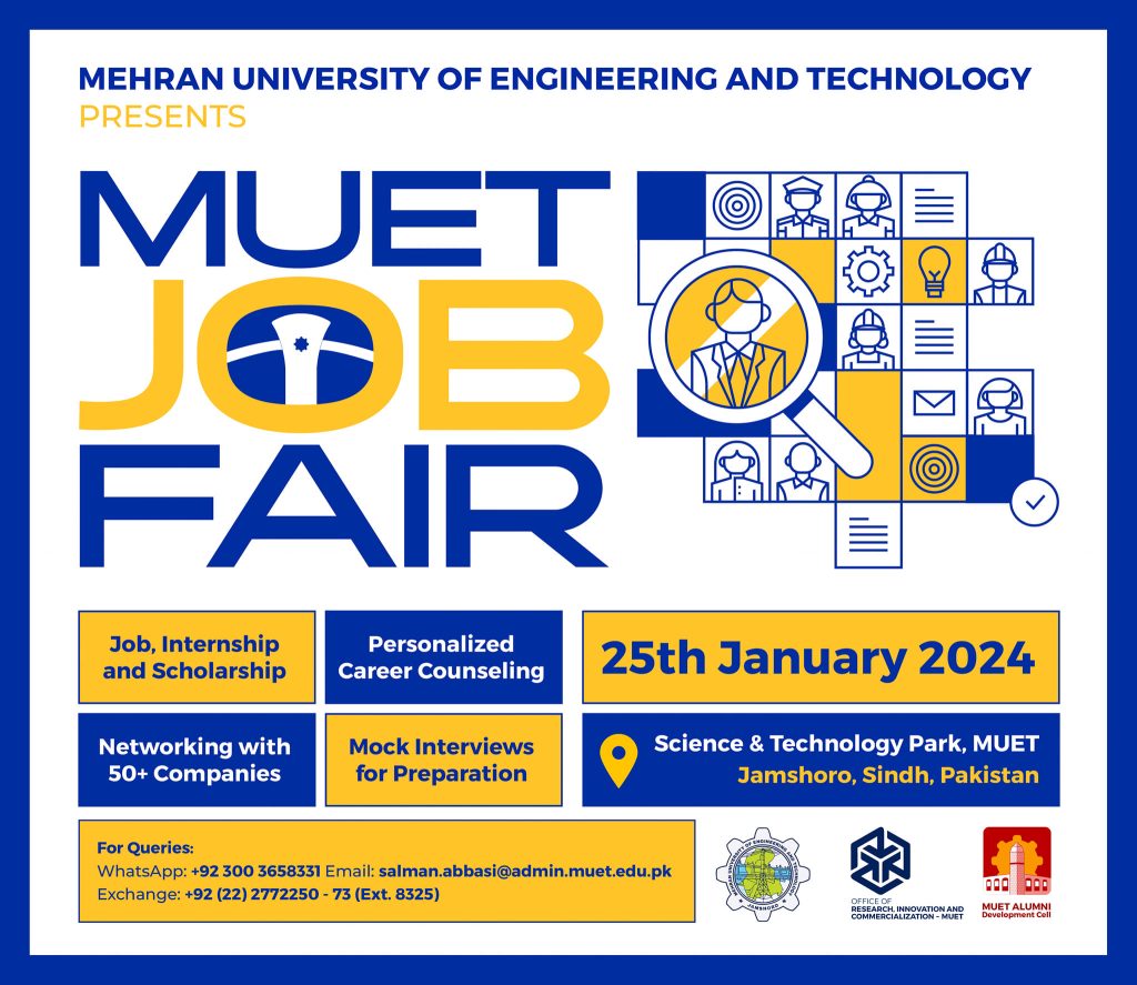 MUET Job Fair 2024 - Your Gateway to Career Success